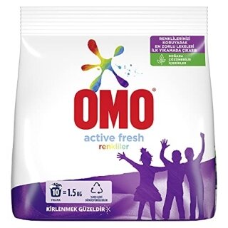 Omo Active Fresh Renkliler 1.5 kg Deterjan kullananlar yorumlar
